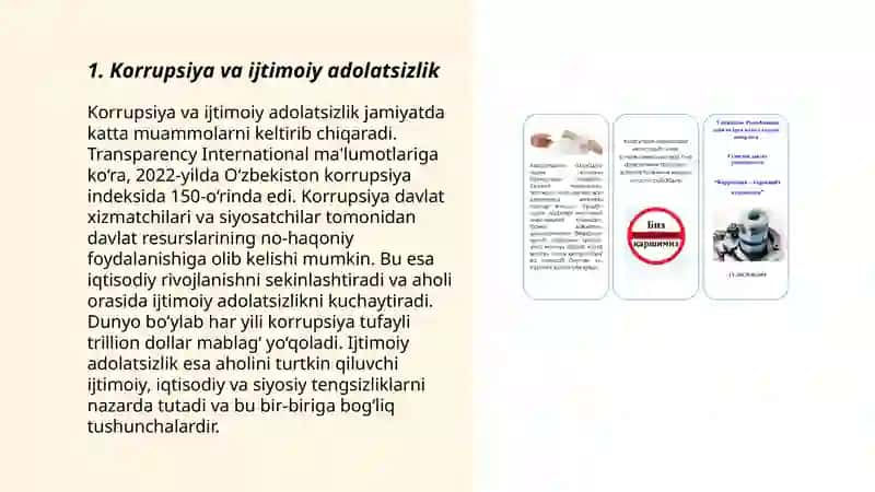 Global korrupsiya ijtimoiy madaniy inqirozning oqibatlari 3