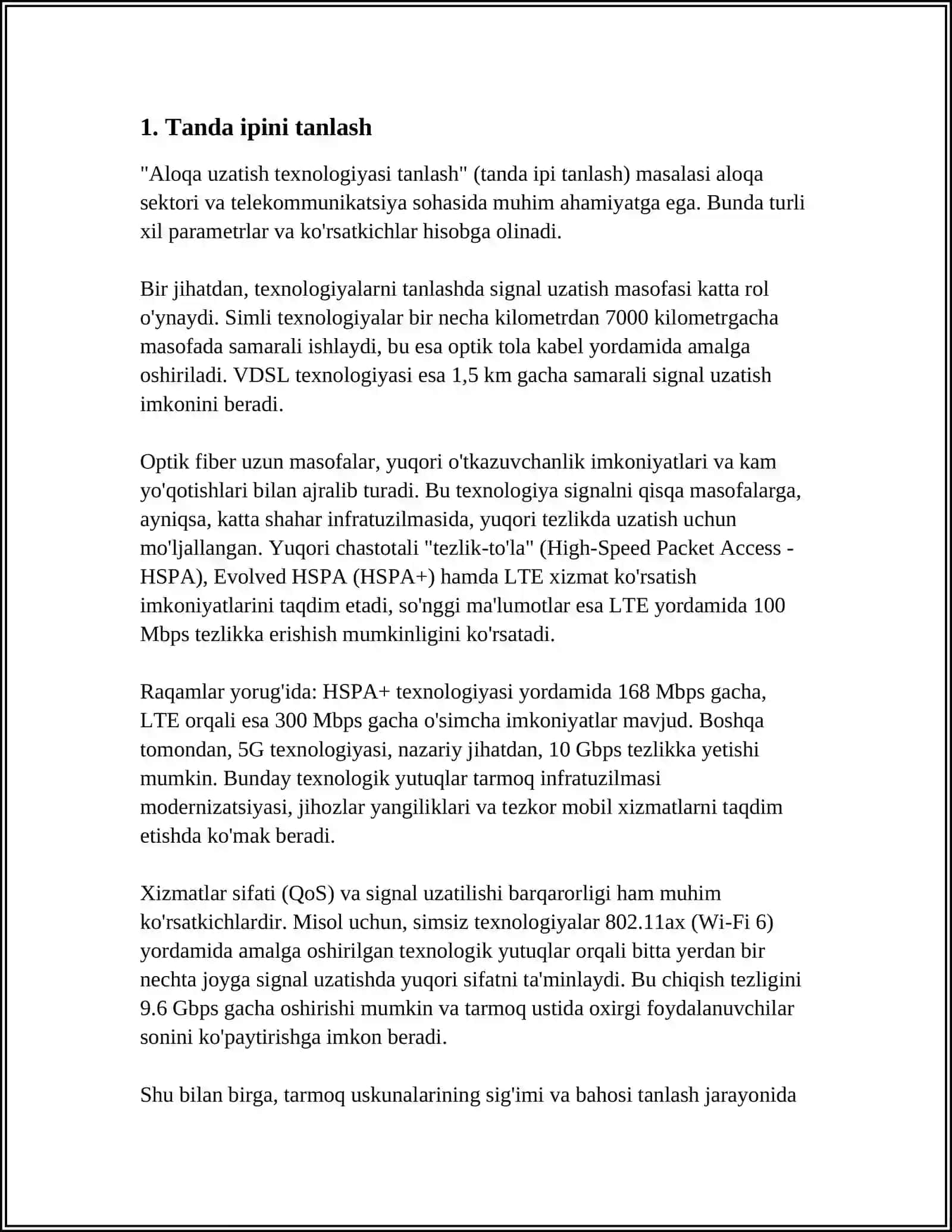 TANDA IPINI UZATISH VA TARANGLASH 3