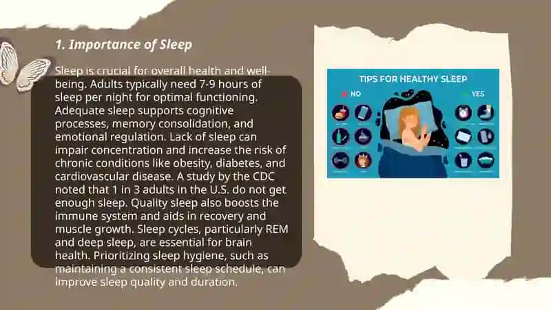 Importance of Sleep 3