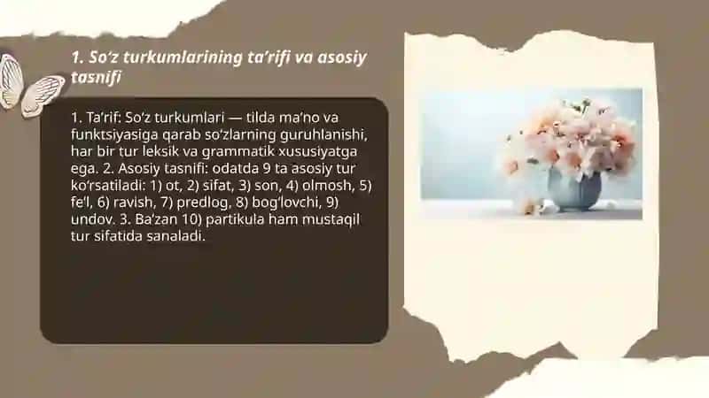 Soʻz turkumlari, tabu va evfimizim 3