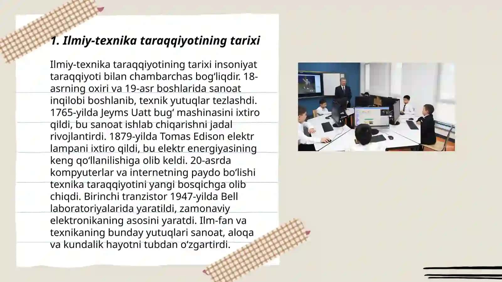 Ilmiy- texnika taraqqiyoti va uning sotsial oqibatlari 3