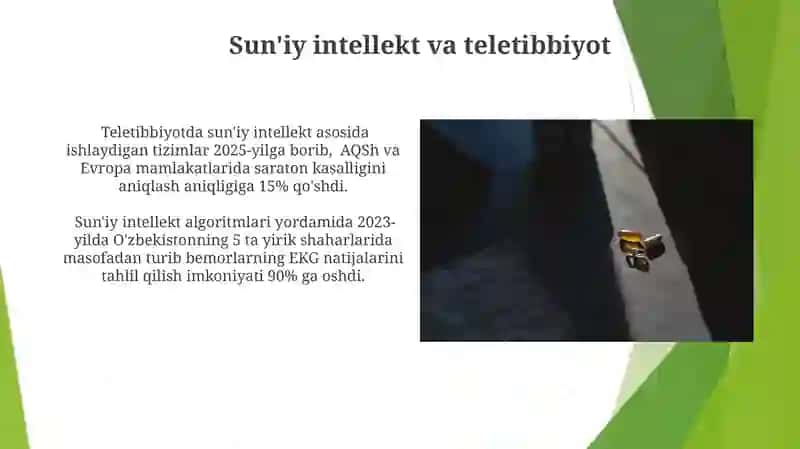 Tibbiyotda telekommunikatsion tizimlar 3