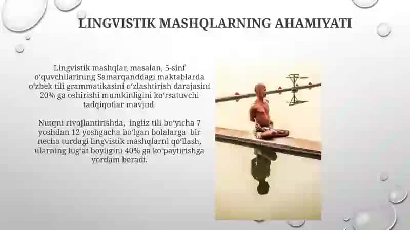 Lingvistik mashqlar va ularning turlari 3