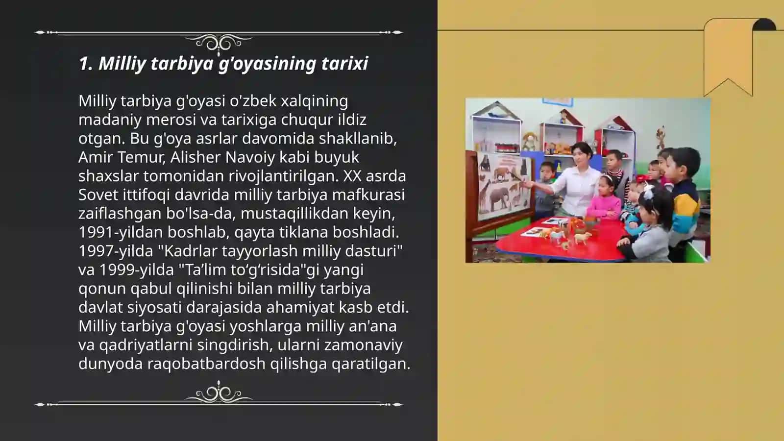 Milliy tarbiya g'oyasining tarixiy pedagogik asoslari 3