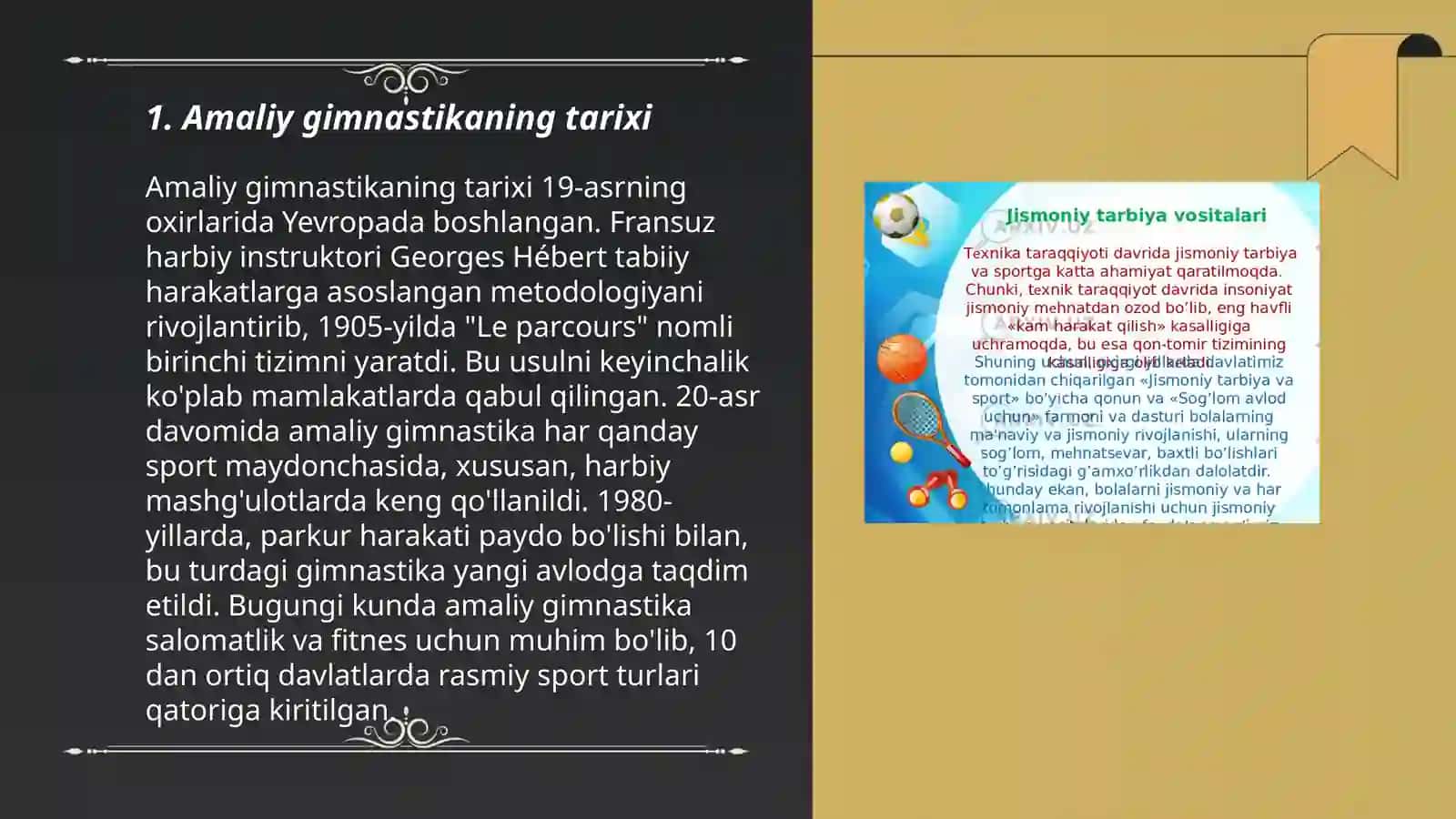 Amaliy gimnastikaning xususiyatlari 3