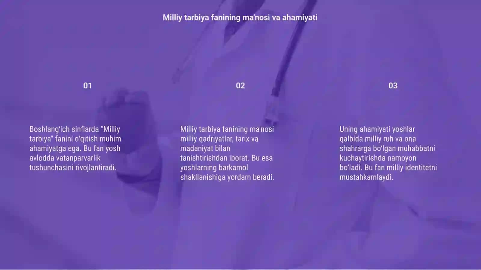 Boshlang‘ich sinflarda "Milliy tarbiya" fanini oʻqitish 3