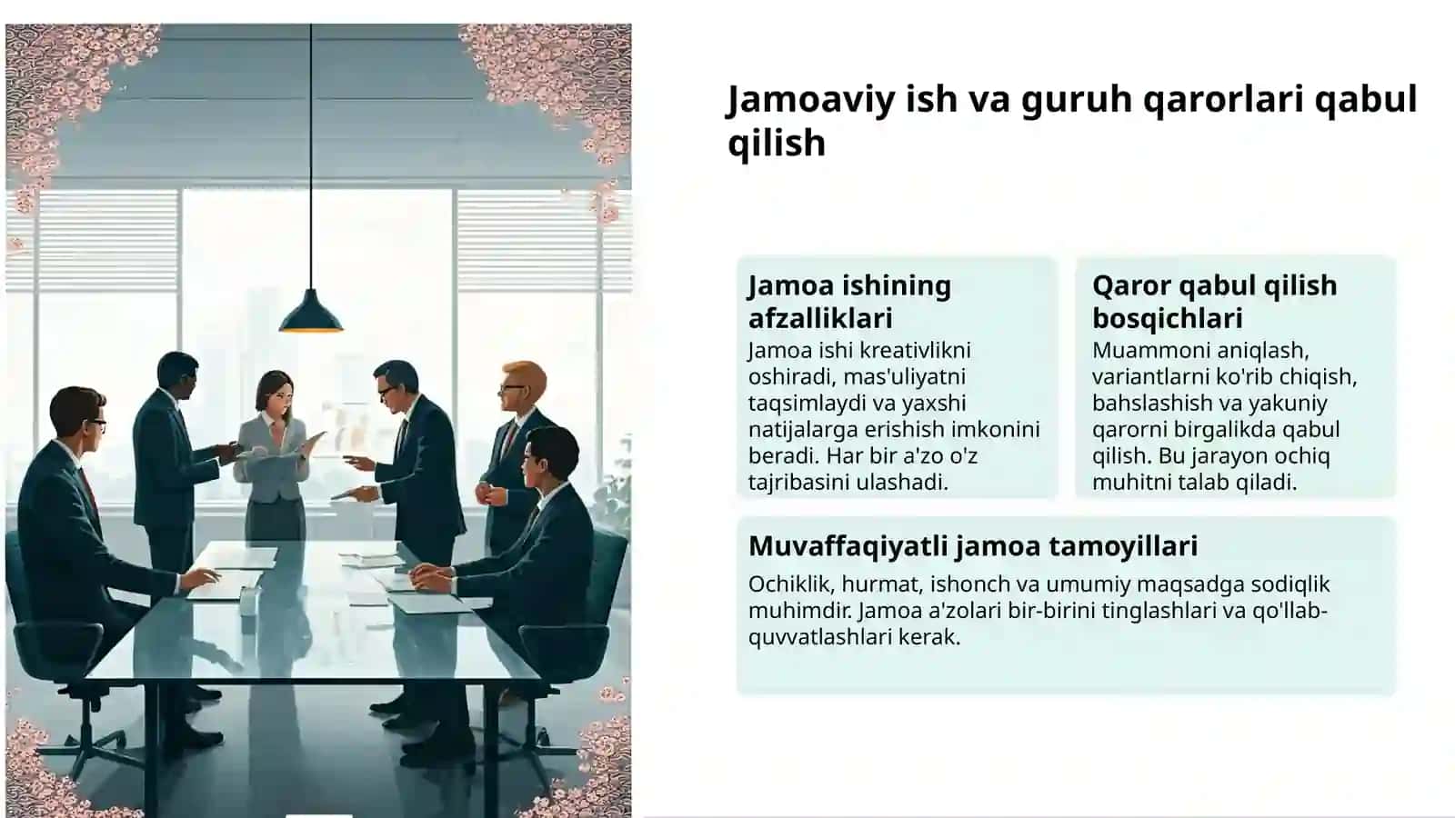 Yaponiya Menejment Madaniyati: Samaradorlik Kaliti 3