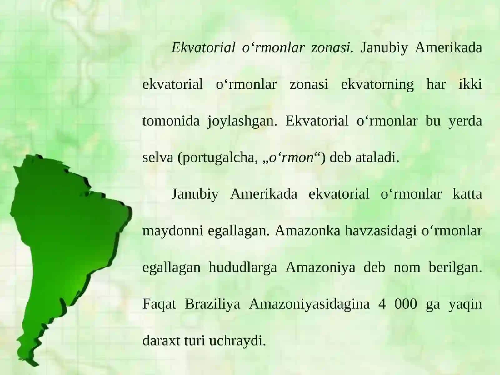 Janubiy Amerikaning tabiat zonalari va balandlik mintaqalari 3