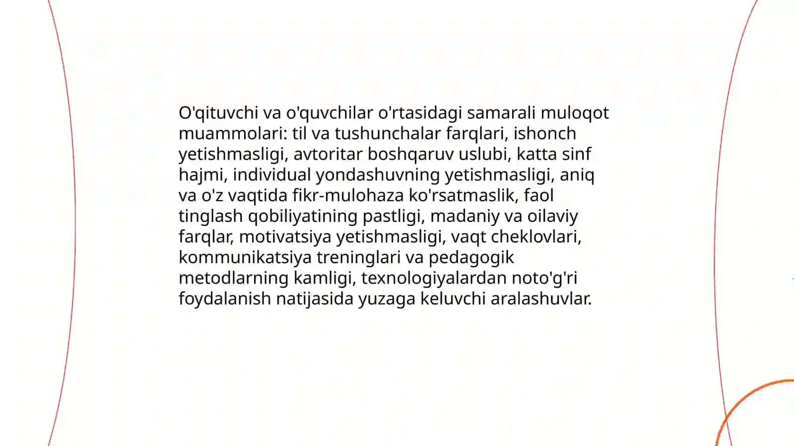 O'qituvchi va O'quvchilar O'rtasidagi Samarali Muloqot Muammolari 3