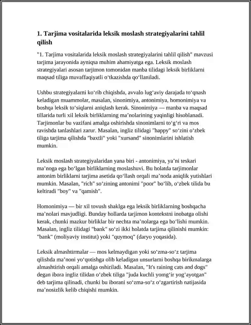 TRANSLATE VOSITASIDA TARJIMA STRATEGIYALARNI TAHLIL QILISH 3
