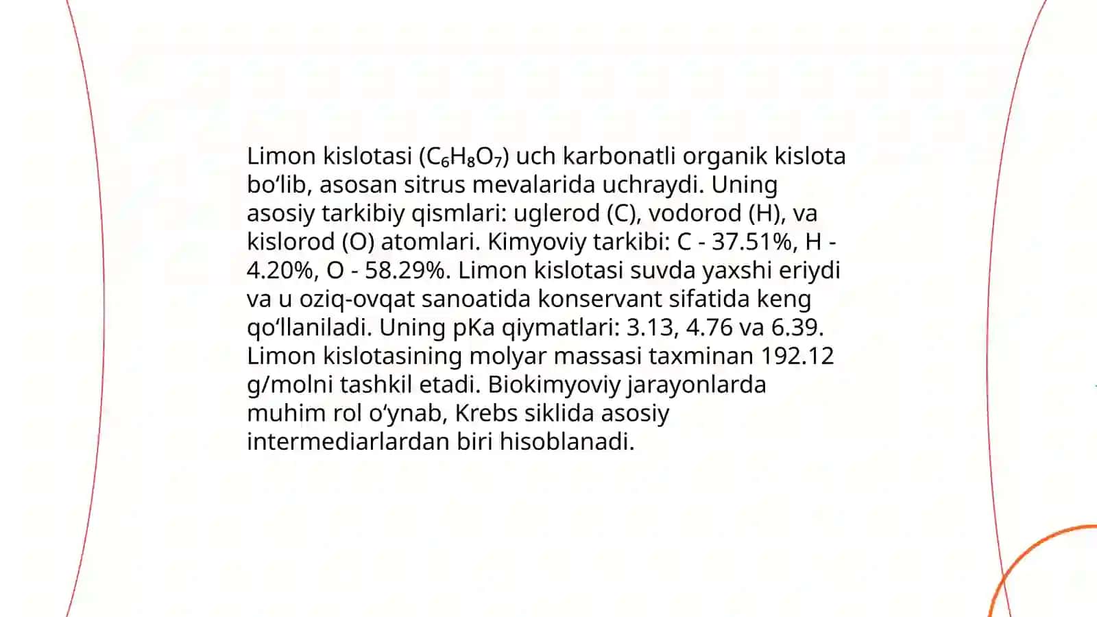 Limon kislotasi 3