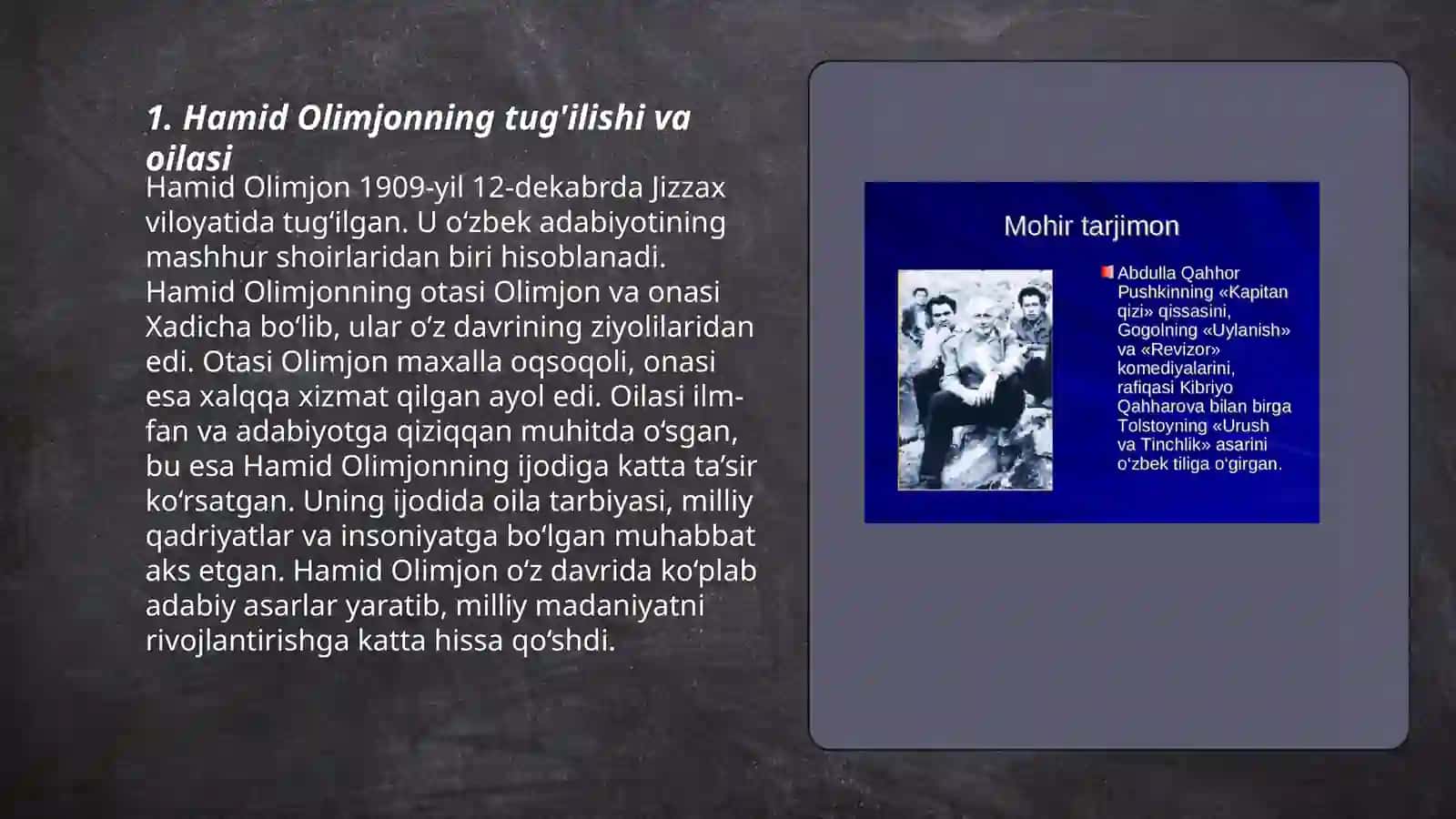 Hamid Olimjon hayoti va ijodi 3