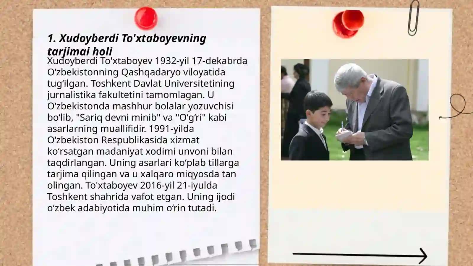 Xudoyberdi To'xtaboyev hayoti va ijodi 3