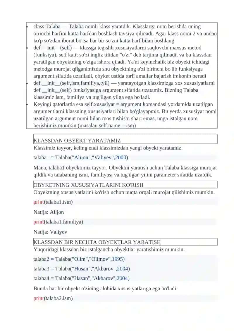 KLASSLAR 3