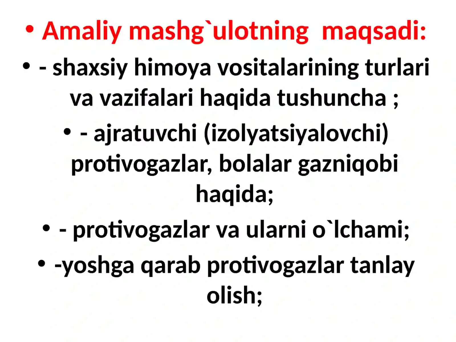 FAVQULOTDAVAZIYATLARDA AHOLINI SHA XSIY MUHOFAZAVOSITALARI (SHMV) 3