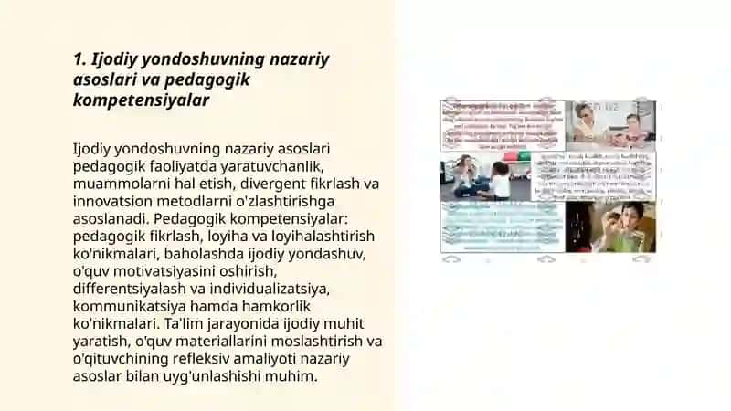 Pedagogik kompetensiyalarni shakillantirishda ijodiy yondoshuv 3