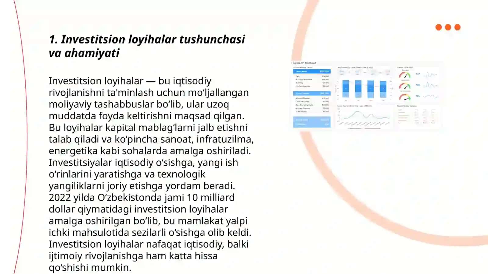 Investitsion loyihalar moliyaviy tahlili mohiyati 3