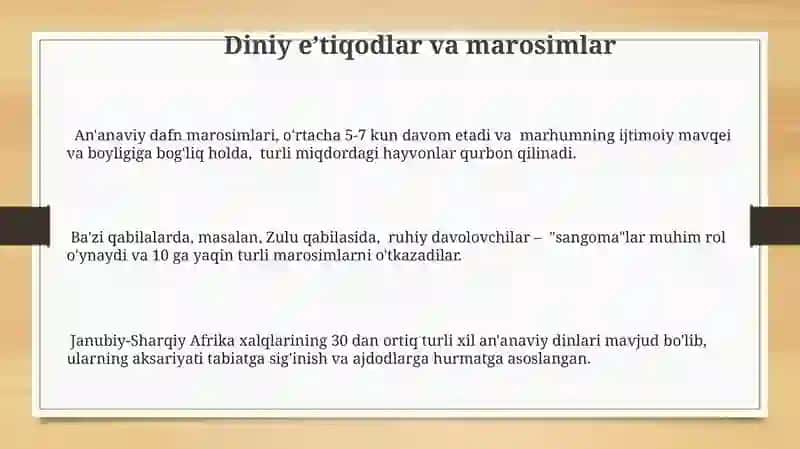 Janubiy Sharqiy Afrika etnogenezi 3