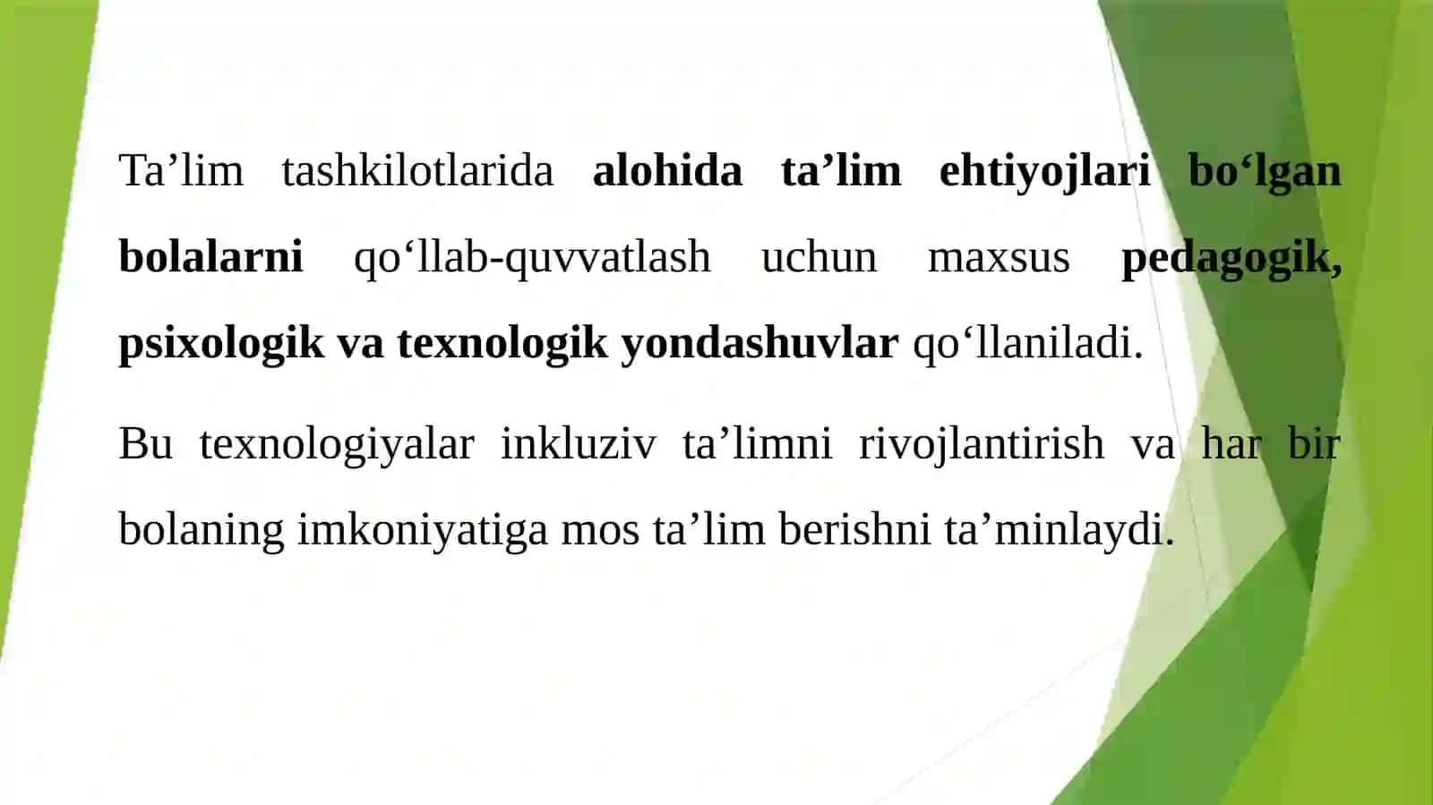 Ta’limtashkilotlarida Alohida Ta'lim Ehtiyojlarini Bepul Yaratish Texnologiyalari 3