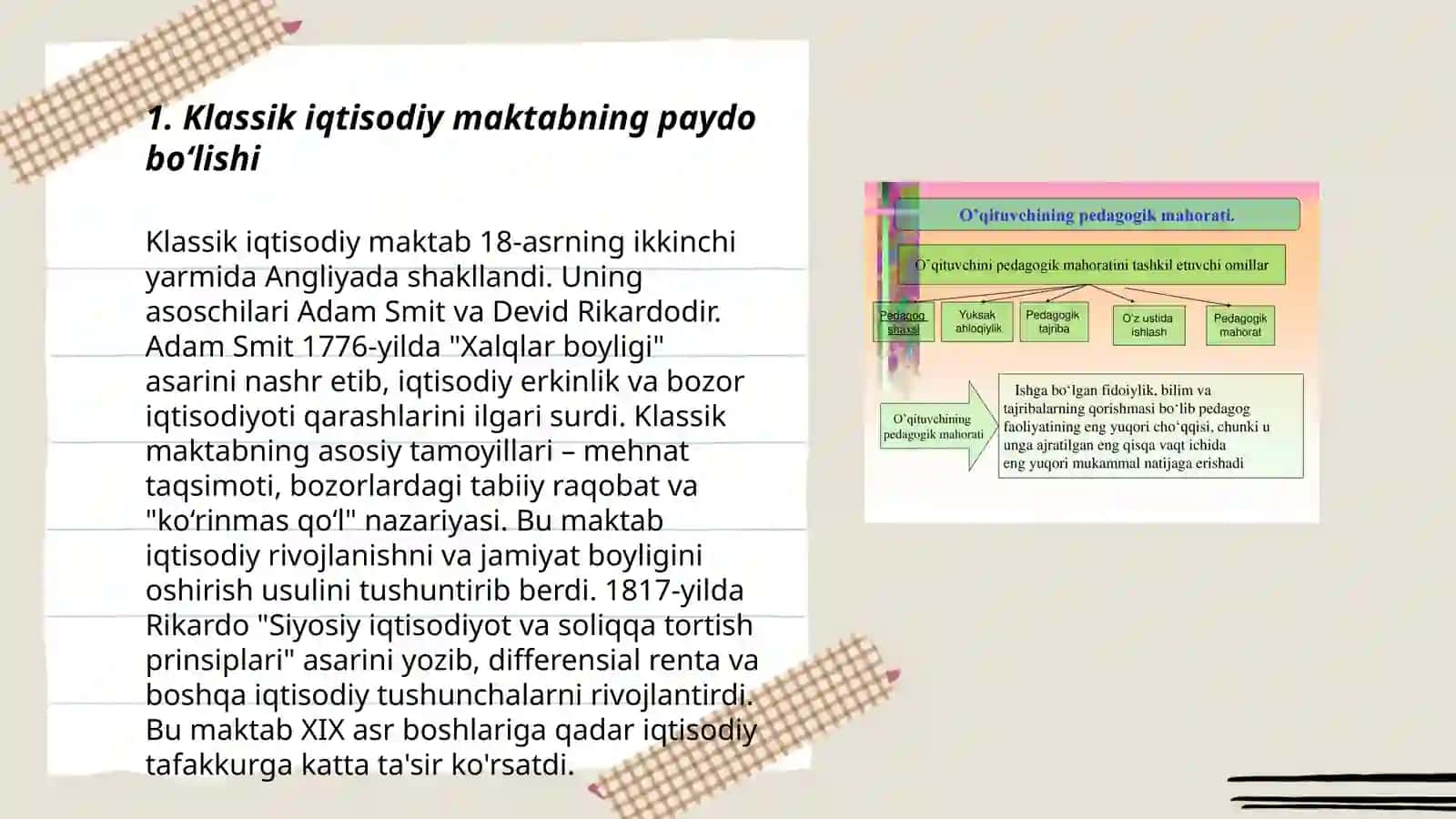 Klassik iqtisodiy maktabning to‘la shakllanishi 3