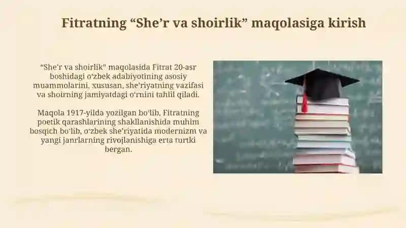 FITRATNING "She'r va shoirliq" maqolasi 3