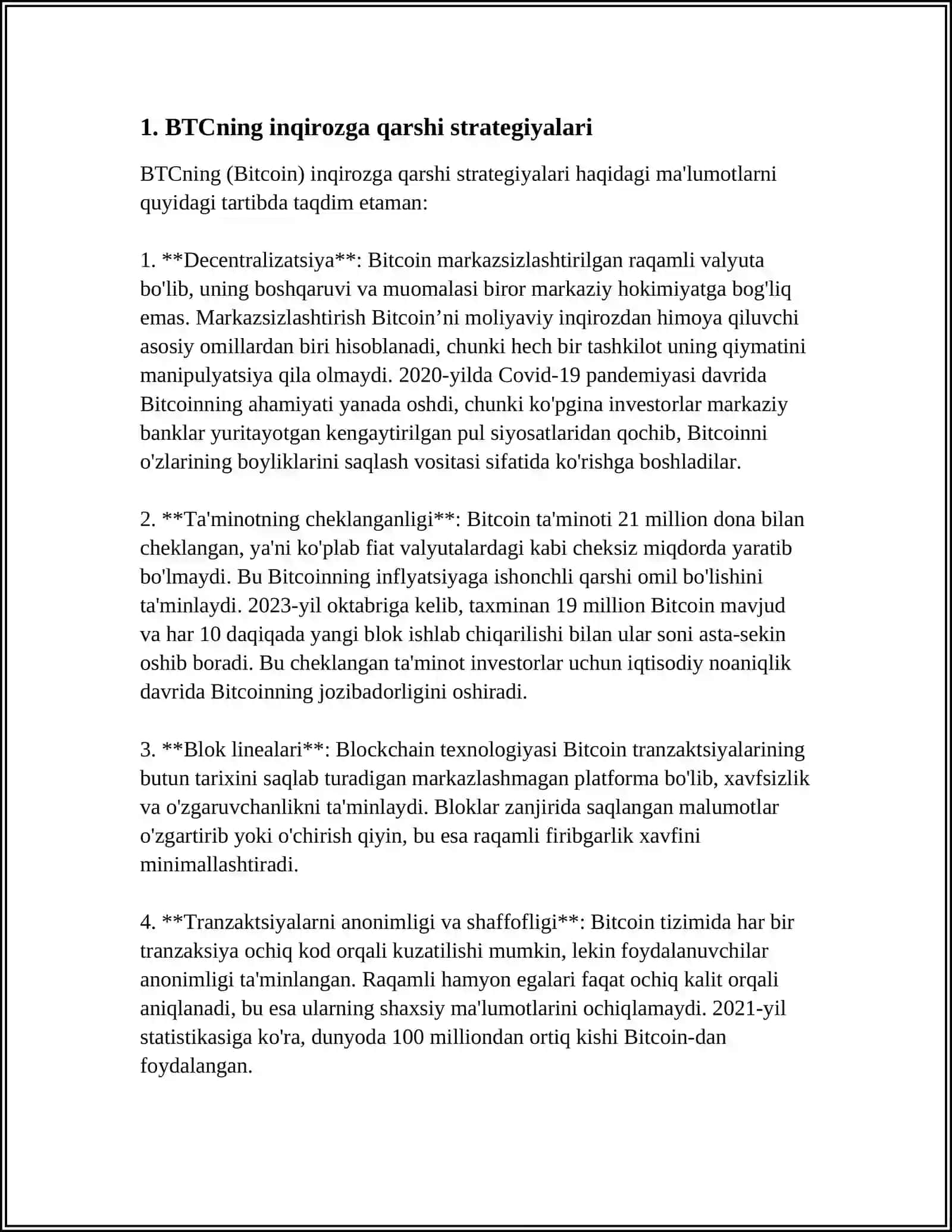 BOLGARIYA " BULGARIAN TELECOMMUNICATION COMPANY (BTC)" NING INQIROZGA QARSHI BOSHQARUVI 3