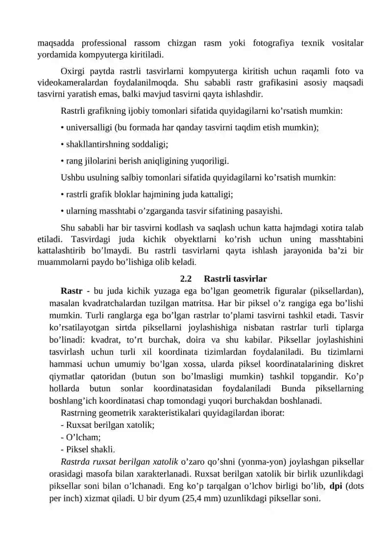 Kompyuter grafikasi va dizayni 3