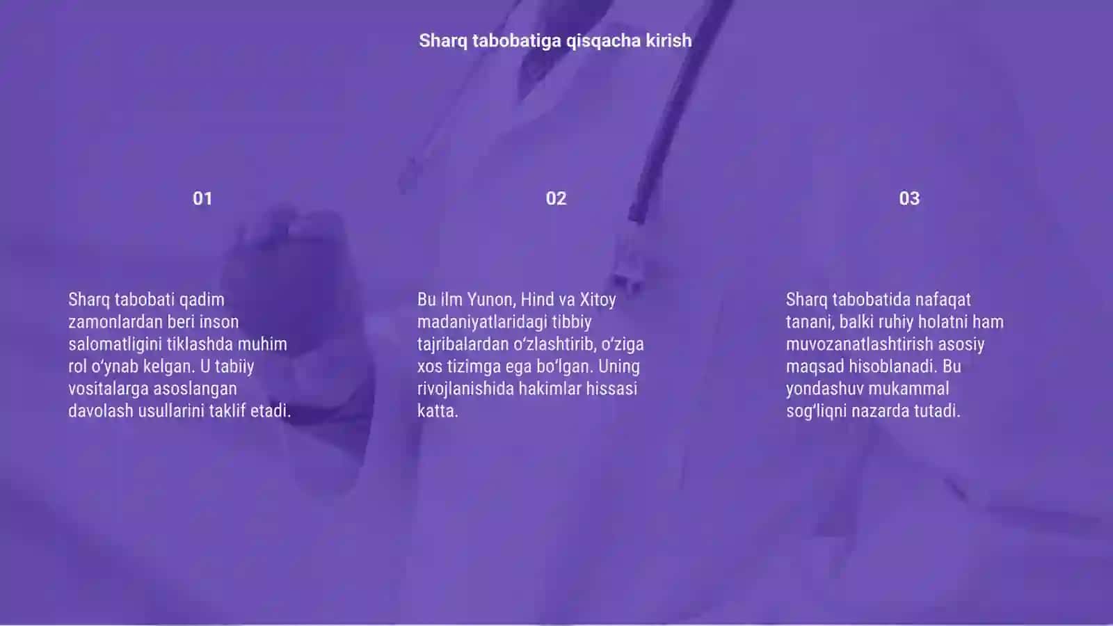 Sharq tabobat ilmining rivojlanishi 3