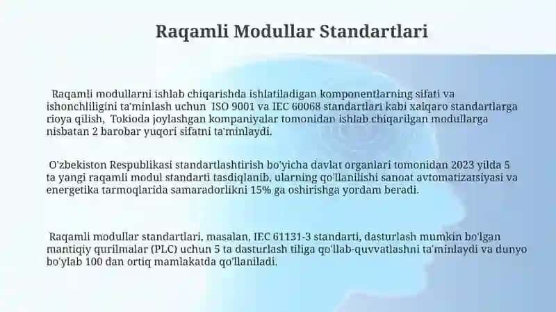 Raqamli Modullar Standartlari 3