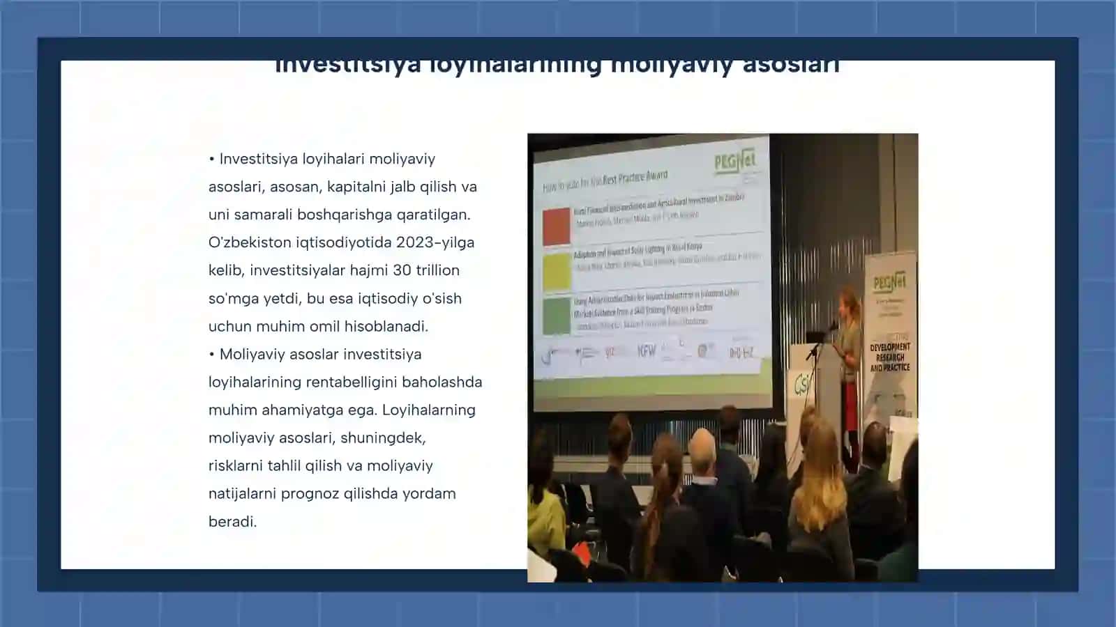 Investitsiya loyihalarining moliyaviy iqtisodiy samaradorligini baholash usullari 3