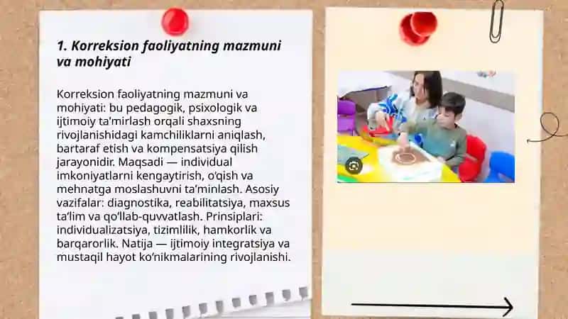 Korreksion faoliyatning mazmun mohiyati 3