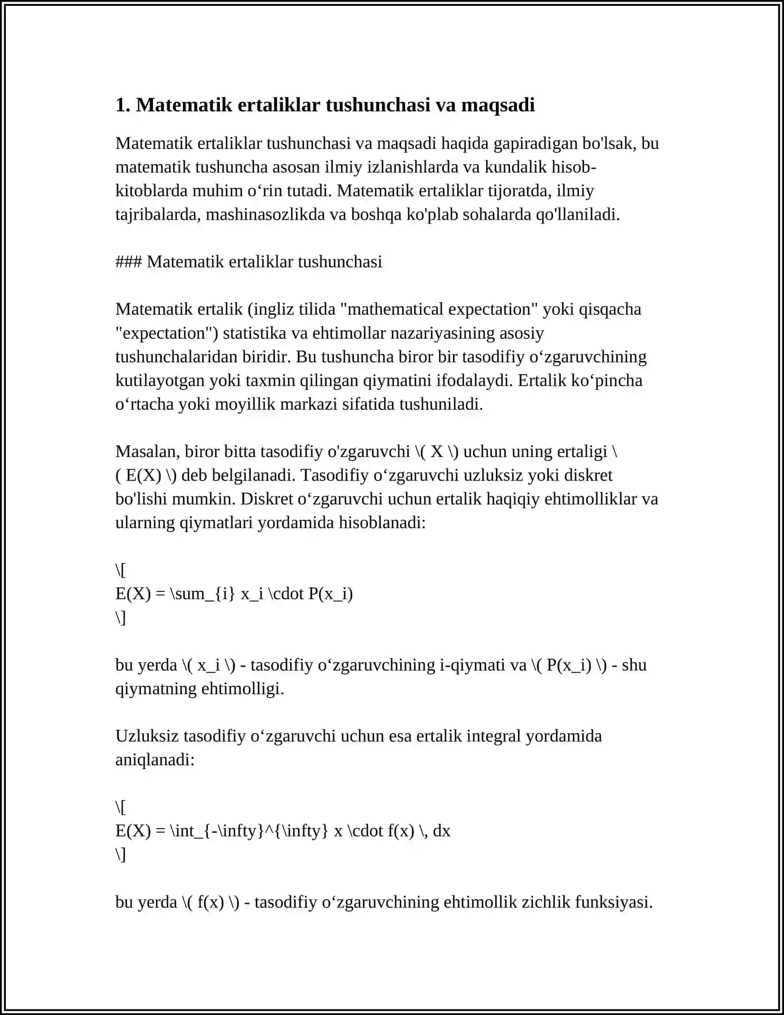 MATEMATIK ERTALIKLARNI TAYYORLASH VA OʻTKAZISH METODIKASI.(1-2-SINFLAR MISOLIDA) 3