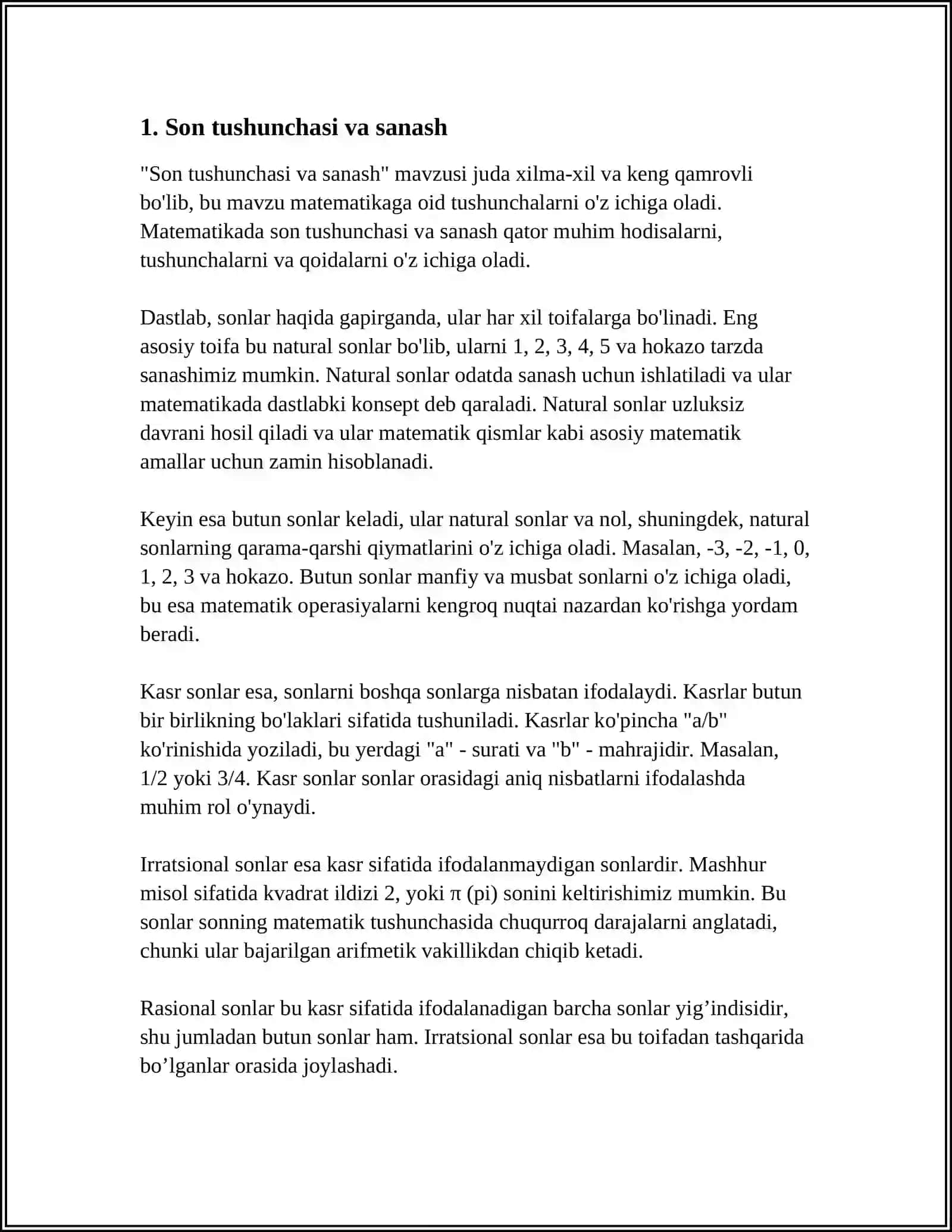 STEM ASOSIDA BIRINCHI SINF MATEMATIKA DASTURINI ISHLAB CHIQISH 3