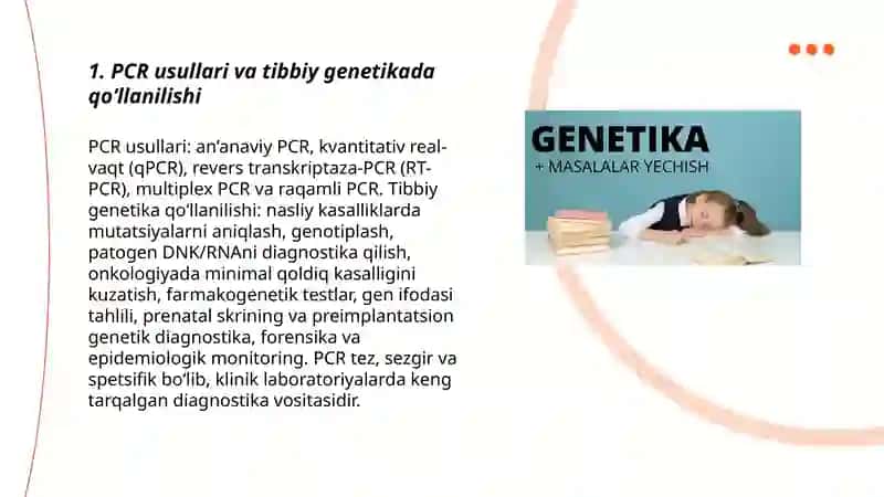 TIBBIY GENETIKADA BIOLOGIK METODLARNI QO‘LLASH 3