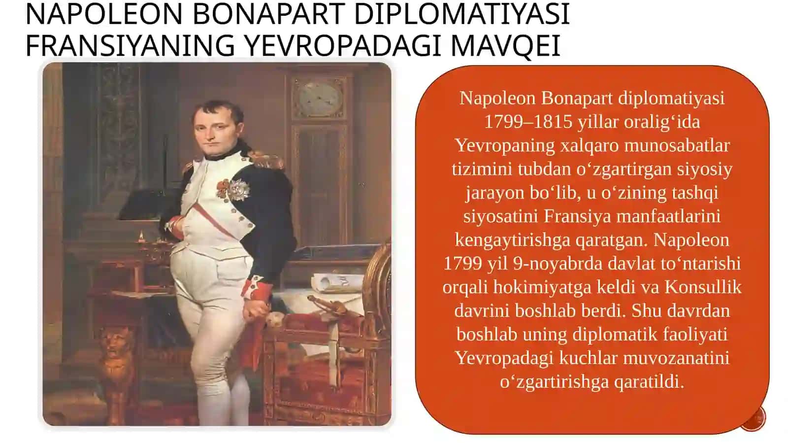 Napoleon Bonapart diplomatiyasi 3