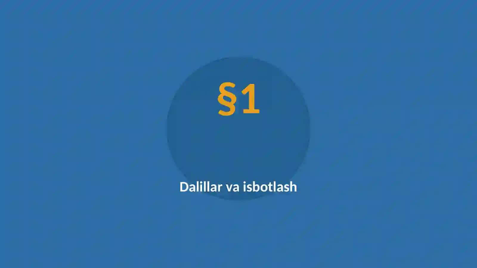 Iqtisodiy protsessual huquq | 4-Mavzu 3
