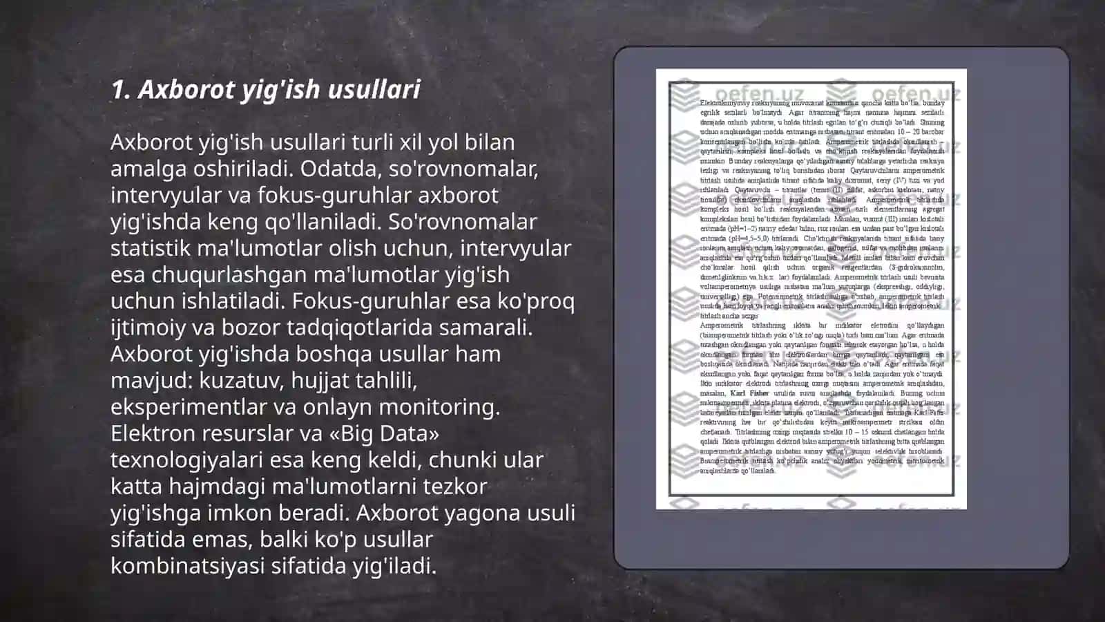 Analitik tahlilning umumiy sxemasi 3
