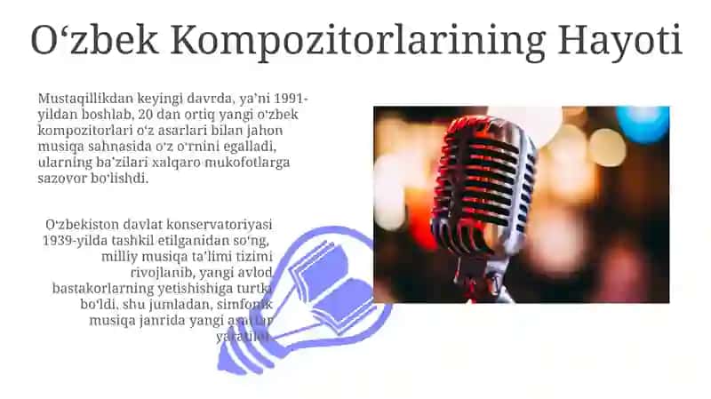 Oʻzbek Kompozitorlarining Hayoti va Ijodi 3
