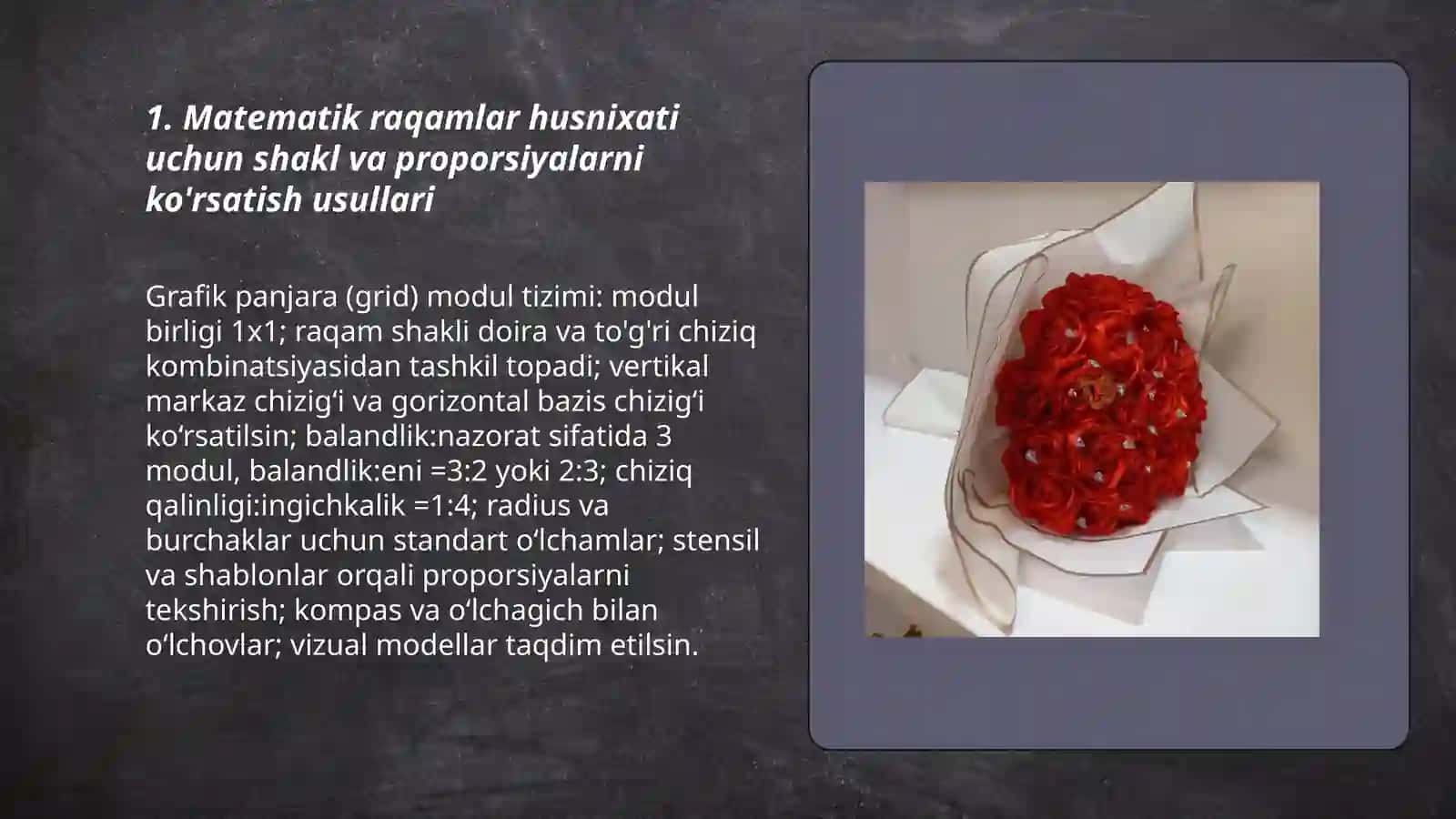 Matematik raqamlarni husnixat bilan yozishga o'rgatishda ko'rgazmali qurollardan foydalanish 3