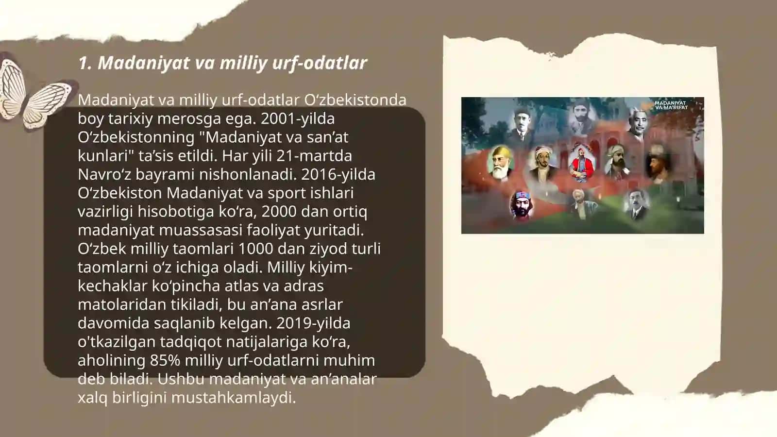 O‘zbekiston Madaniyat va Milliy Urf-odatlar 3