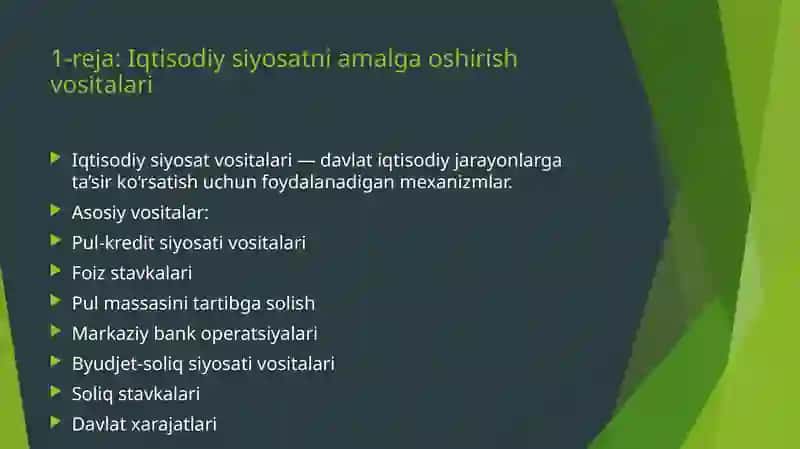 Iqtisodiysiyosatniishlabchiqarishdavositalarvacheklovlar 3