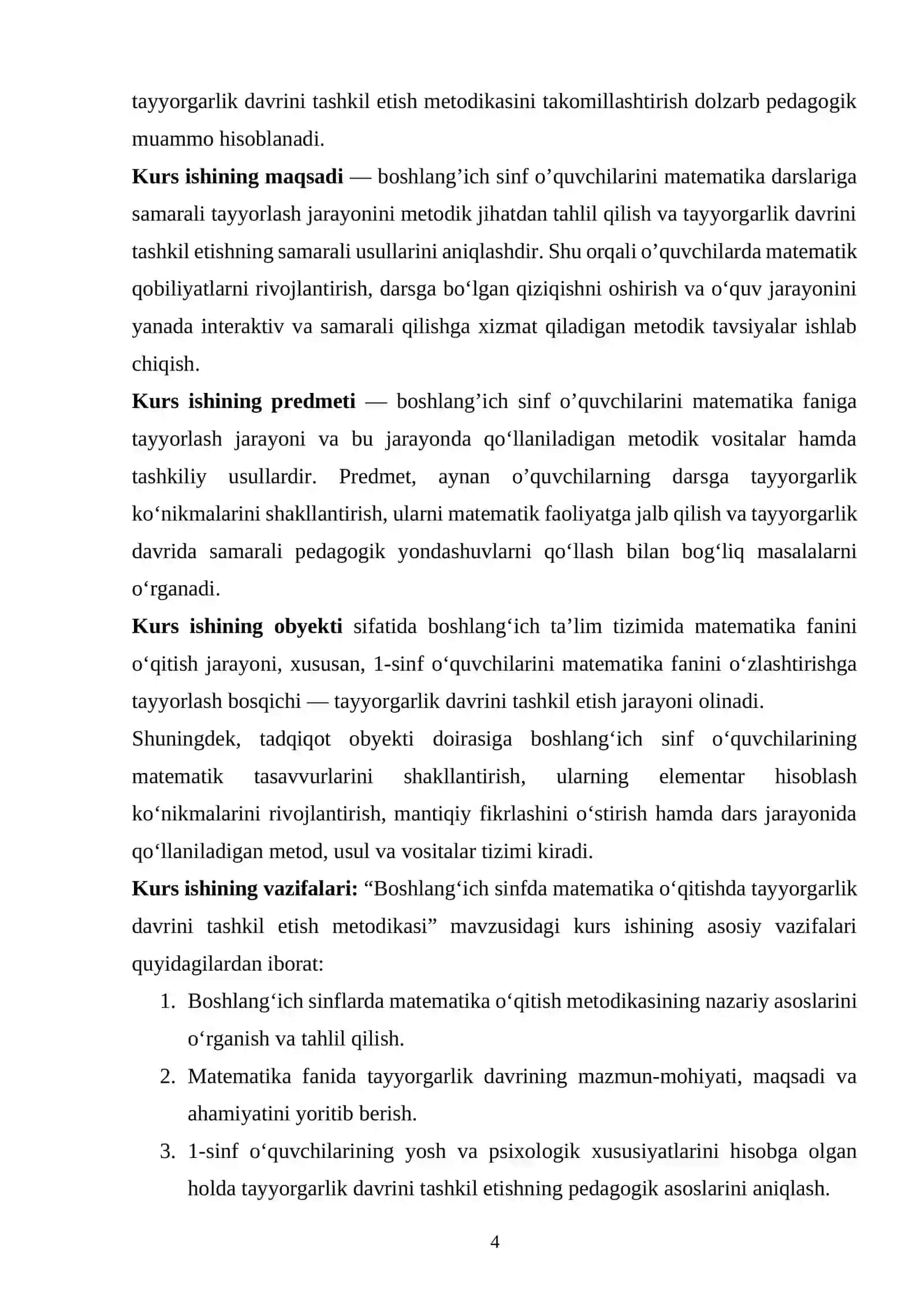 Boshlang'ich sinfda matematika o'qitishda tayyorgarlik davrini tashkil etish metodikasi 3