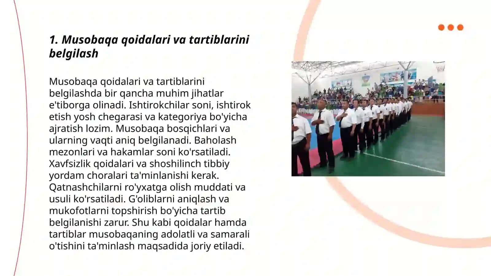 kurash va belbog'li kurash buyicha musobaqa va o'quv yig'inlarni tashkil qilish 3
