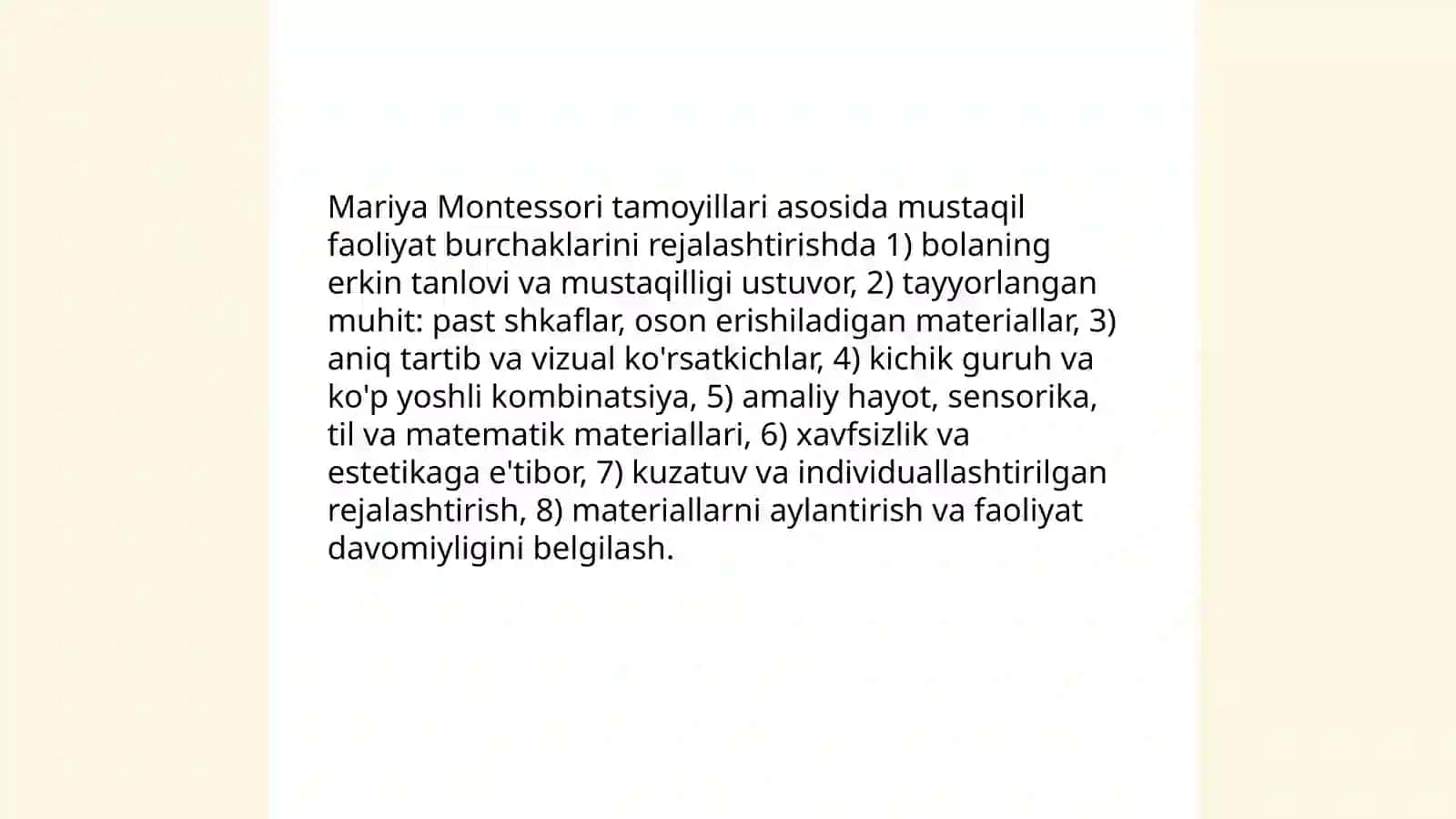 Mariya Montessori ta'lim tizimi 3