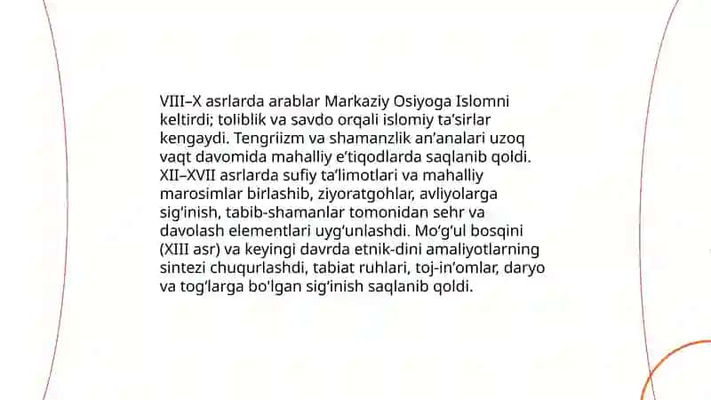 Islom va boshqa diniy aqidalar sinkretlashuvi natijasida shakllangan diniy ta'limotlar tarixi 3