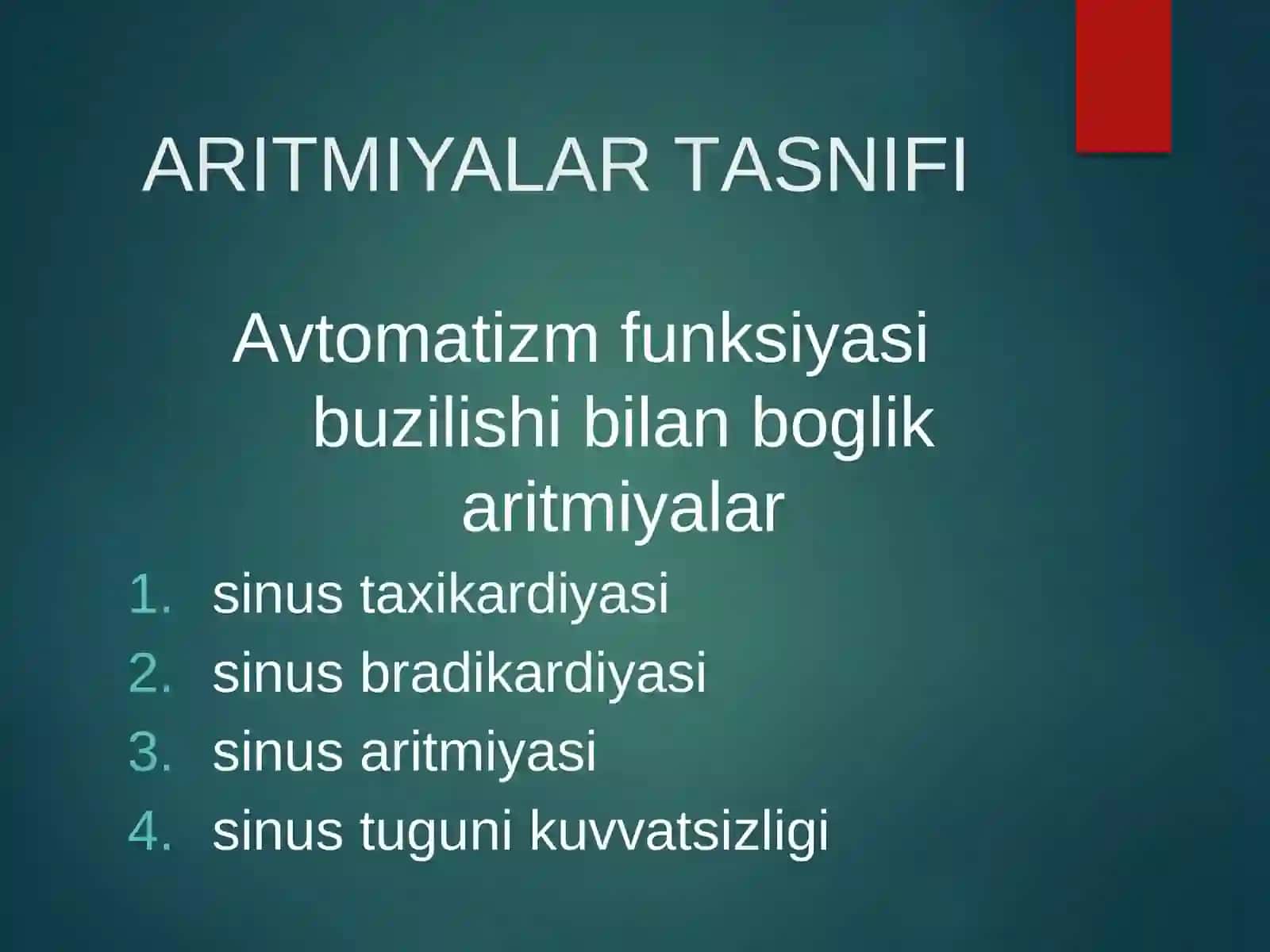 Yurаkаritmiyasivablokadasi 3