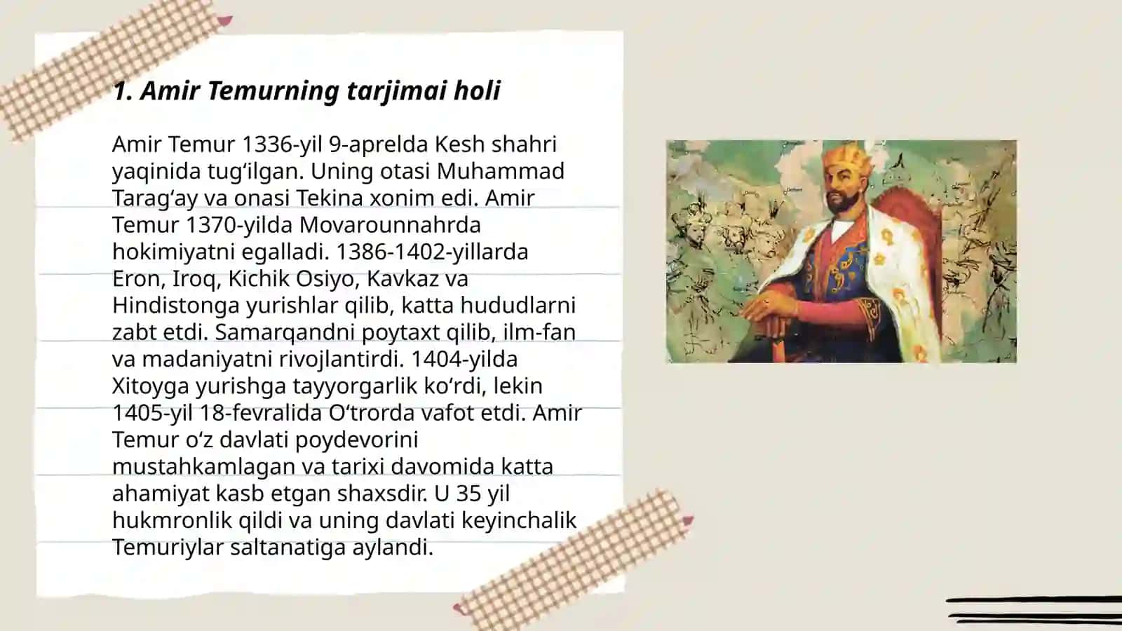 Amur Temur buyuk davlat arbobi 3