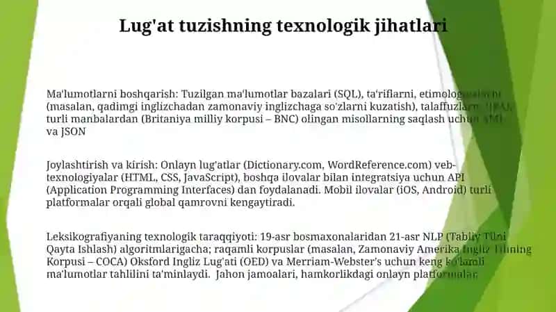 Lug'atshunoslik 3