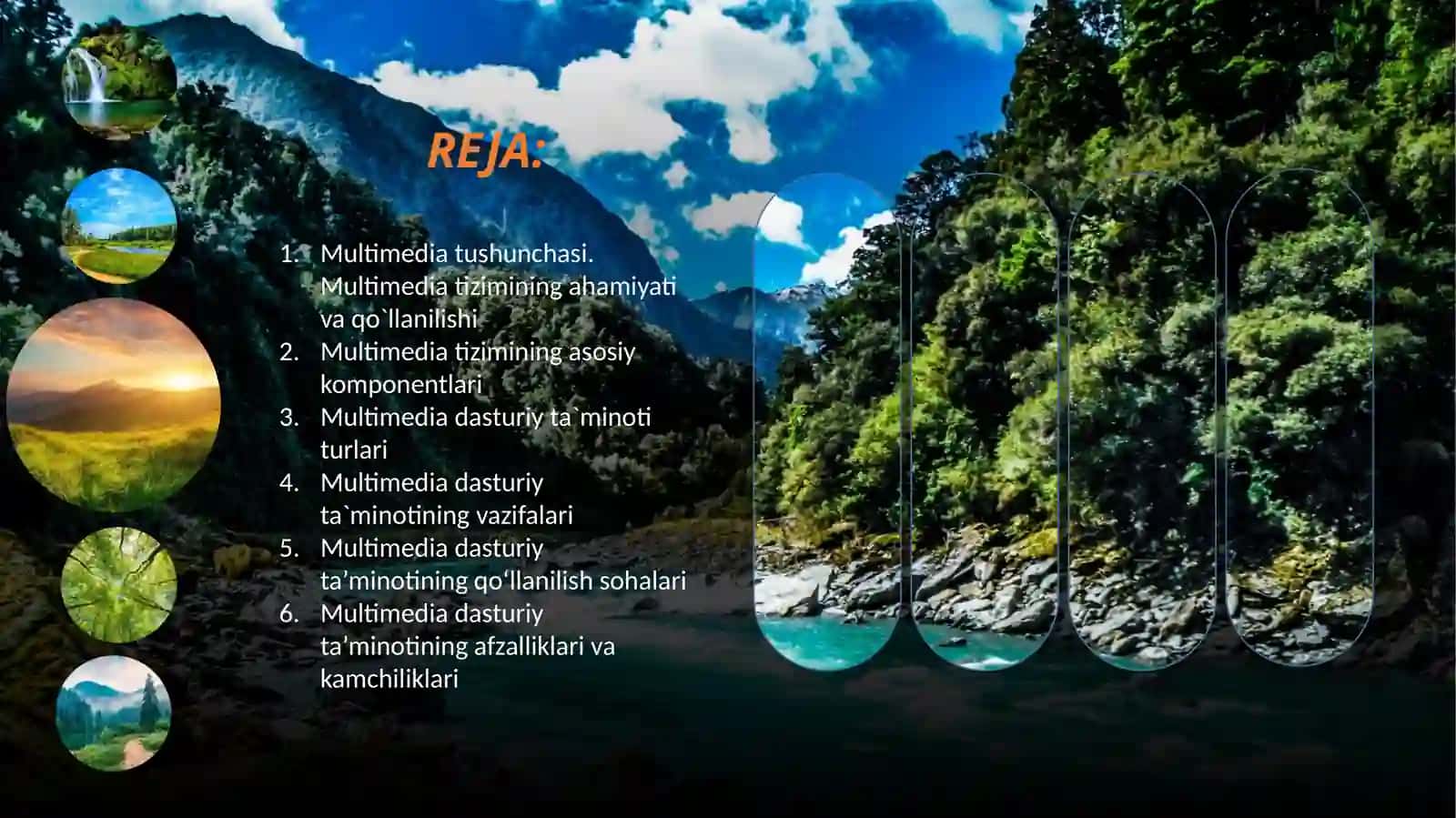 MULTIMEDIA TIZIMINING DASTURIY TA`MINOTI 3
