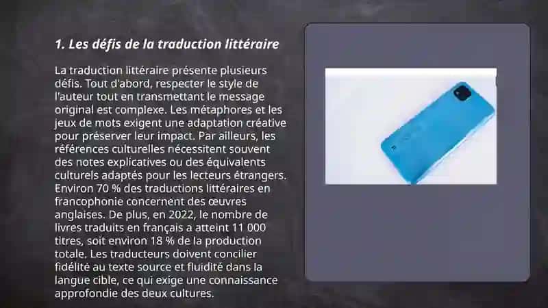Les défis de la traduction littéraire 3